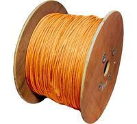 Cablenet Cat6a Orange S/FTP LSOH 26AWG Stranded Patch Cable 500m Reel