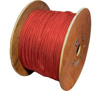 Cablenet Cat6a Red S/FTP LSOH 26AWG Stranded Patch Cable 500m Reel