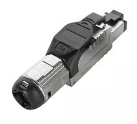 Cablenet Cat6a RJ45 FTP Field Termination Plug with Black Latch. Connector(s): RJ-45 Product colour: Black Metallic Connector gender: Male. Quantity per pack: 1 pc(s)