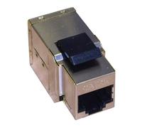 Cablenet Cat6a RJ45 FTP Keystone Panel Mount Through Coupler (10G)