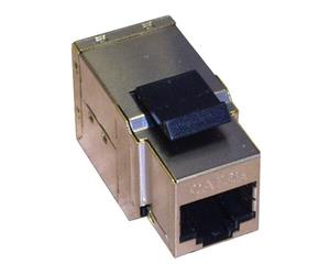 Cablenet Cat6a RJ45 FTP Keystone Panel Mount Through Coupler (10G)