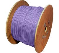 Cablenet Cat6a Violet S/FTP LSOH 26AWG Stranded Patch Cable 500m Reel