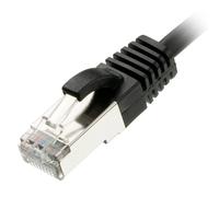 Cablenet CNL 0.25M C6 Bk UTP Ls 30AWG Slim SB