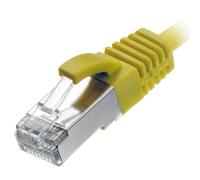 Cablenet CNL 0.25M C6 Yw UTP Ls 30AWG Slim SB