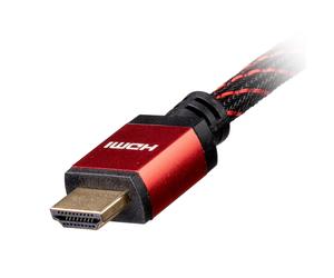 Cablenet CNL 0.5m HDMI 1.4b M-M 4K Brd Bk/Rd HDMI cable HDMI Type A (Standard) Black, Red