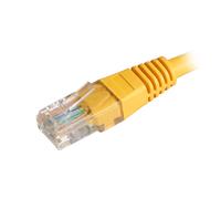 Cablenet CNL 100PK 0.3M C5e Yw UTP PVC 24AWG FMB