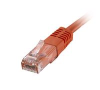 Cablenet CNL 100PK 1M C6 Or UTP PVC 24AWG FMB networking cable Orange