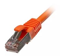 Cablenet CNL 100PK 1M C6a Or SFTP Ls 26AWG SB networking cable Orange Cat6a S/FTP (S-STP) Round