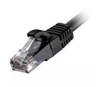 Cablenet CNL 100PK 3M C6 Bk UTP Ls 24AWG SB networking cable Black Cat6 U/UTP (UTP) Round