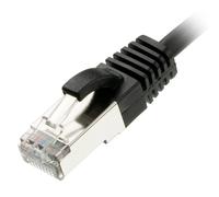 Cablenet 10m Cat6a RJ45 Black U/FTP LSOH 30AWG Slim Snagless Booted Pa