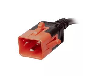 Cablenet CNL 1M C20-C19 D-Lck Bk PVC 1.5MM Black IEC C20 IEC C19