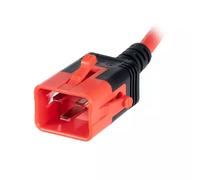 Cablenet CNL 1M C20-C19 D-Lck Rd PVC 1.5MM. Cable length: 1 m Connector 1: IEC C20 Connector 2: IEC C19. Input current: 16 A