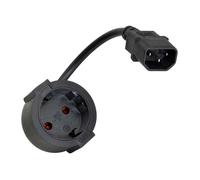 Cablenet CNL 25CM SCHUKO SOCKET C14 1MM