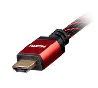 Cablenet CNL 2m HDMI UHS 2.1 M-M 8K Brd Bk/Rd HDMI cable HDMI Type A (Standard) Black, Red