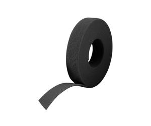 Cablenet Hook and Loop One Wrap Continuous Tape 25m Reel x 13mm Black