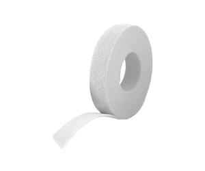 Cablenet Hook and Loop One Wrap Continuous Tape 25m Reel x 13mm White