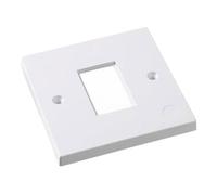 Cablenet LJ6C Faceplate Single Gang 1 Port
