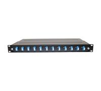 Cablenet Loaded Fibre Patch Panel OS2 24 Fibre - 12 x LC Duplex