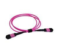 Cablenet MPO-12TC4MPO3EV InfiniBand/fibre optic cable 3 m Magenta. Vio