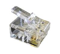 Cablenet RJ12 6P6C 24-26AWG Crimp Plug Stranded