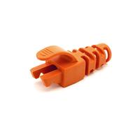 Cablenet RJ45 Snagless Strain Relief Flush Boot Orange 6.5mm