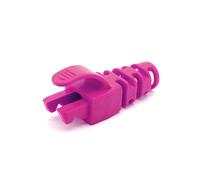Cablenet RJ45 Snagless Strain Relief Flush Boot Pink 6.5mm