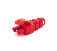 Cablenet RJ45 Snagless Strain Relief Flush Boot Red 6.5mm
