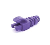 Cablenet RJ45 Snagless Strain Relief Flush Boot Violet 6.5mm