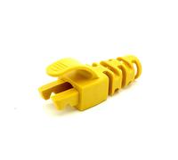 Cablenet RJ45 Snagless Strain Relief Flush Boot Yellow 6.5mm