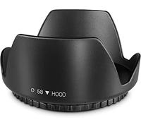 CABLEPELADO 58mm Lens Hood | 58cm Lens Hood | Tulip Lens Hood | Compatible with Canon, Nikon, etc | Suitable for 58mm