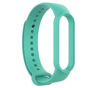 CABLEPELADO Replacement Strap for Xiaomi Mi Band 6 & Xiaomi Mi Band 5 & Amazfit Band 5 Soft Silicone Waterproof Replacement Wristband, light green, Classic