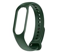CABLEPELADO Strap Compatible with Xiaomi Mi Band 6 & Xiaomi Mi Band 5 & Amazfit Band 5 | Soft | Silicone | Replacement Waterproof Armband, dark green, Modern