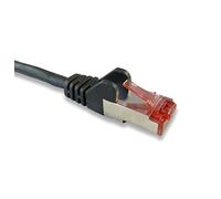 Cables 4 ALL Short Black 0.15m CAT6 Cable/Ethernet Network Lead/Pure Copper for Improved Performance/Screened S/FTP / RJ45 Plugs / 15cm