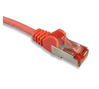 Cables 4 ALL Short Red 0.15m CAT6 Cable/Ethernet Network Lead/Pure Copper for Improved Performance/Screened S/FTP / RJ45 Plugs / 15cm