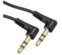 Cables Direct 0.3m 3.5mm Stereo Cable in Black