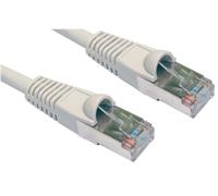 Cables Direct 0.5m CAT6a. M - M networking cable Grey S/FTP (S-STP)