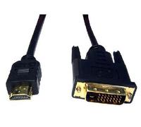 Hdmi To Dvi-D Gold Plated 2M Black CDLDV-302