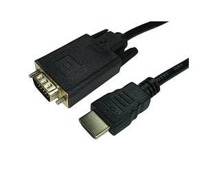 Cables Direct 1.8MTR HDMI TO VGA CABLE GOLD PLATED