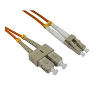 Cables Direct 10.0m LC-SC 50/125 MMD OM2. Cable length: 10 m Connector 1: LC Connector 2: SC Core diameter: 50 m Full duplex