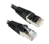 Cables Direct 15M Cat6a LSZH RJ45 Black Moulded Snagless Ethernet Cabl