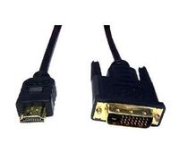 Cables Direct 1m HDMI-DVI-D Black