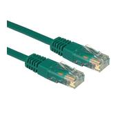 Cables Direct 20m Cat5e networking cable Green U/UTP (UTP)