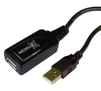 Cables Direct 20m USB 2.0 Active Repeater USB cable 0.48 Gbit/s Black