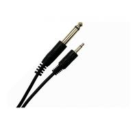 Cables Direct 2M6M3-002 audio cable 2 m 3.5mm 6.35mm Black