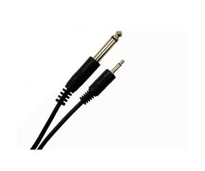 Cables Direct 2M6M3-002 audio cable 2 m 3.5mm 6.35mm Black