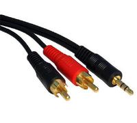 Cables Direct 2TR-305 audio cable 5 m 3.5mm 2 x RCA Black