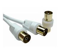 Cables Direct 2TVREV-03 coaxial cable 3 m White