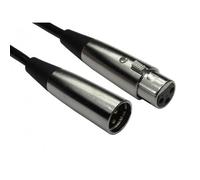 Cables Direct 2XLR-SV100. Connector 1: XLR (3-pin) Connector 1 gender: Male Connector 2: XLR (3-pin) Connector 2 gender: Female Connector contacts plating: Silver/Gold Cable length: 10 m Product colou