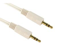 Cables Direct 3.5 mm - 3.5 mm M/M 10m audio cable 3.5mm White
