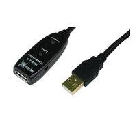 Cables Direct 30m USB 2.0 A/A USB cable USB A 0.48 Gbit/s Black
